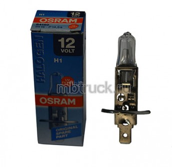 Лампа галогеновая H1 12V 55W OSRAM
